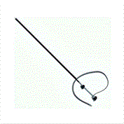 ANTENA LATERAL DE FIBRA VERMELHA 50037217 054653