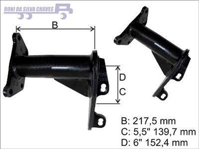 SUPORTE EIXO S TRASEIRO ESQUERDO 17316050 C53299P6256