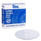 DISCO TACOGRAFO DIARIO 125KM 16612009 DML002