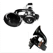 BUZINA AR 24V PRETA 19206005 VTO-048