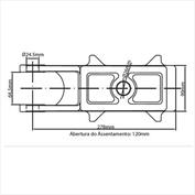 APOIO MOLA TRACAO/SUPORTE TENSOR 17412017 81000123