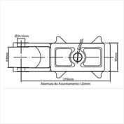 APOIO MOLA TRACAO/SUPORTE TENSOR 17412023 81000986