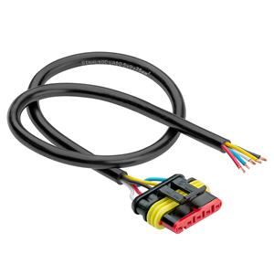 CHICOTE ELETRICO SINALEIRA C/CONECTOR SELADO 5 VIAS 500MM 06503041 215