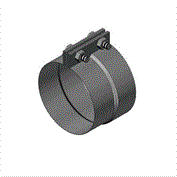 ABRACADEIRA CANO DESCARGA 4" INOX 08605060 F6601J