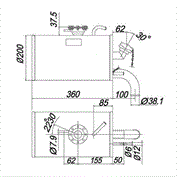 TANQUE COMPENSAÇÃO RADIADOR 50030047 A310565MM