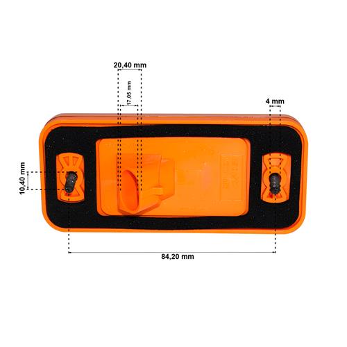 SINALEIRA LATERAL POSICAO AMARELA C/LED 24V 36009498 7.25406 