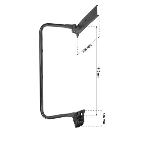 BRACO ESPELHO RETROVISOR ESQUERDO 36004451 6.75336 