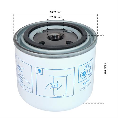 ELEMENTO FILTRO LUBRIFICANTE CAIXA CAMBIO 36002232 2.32170 