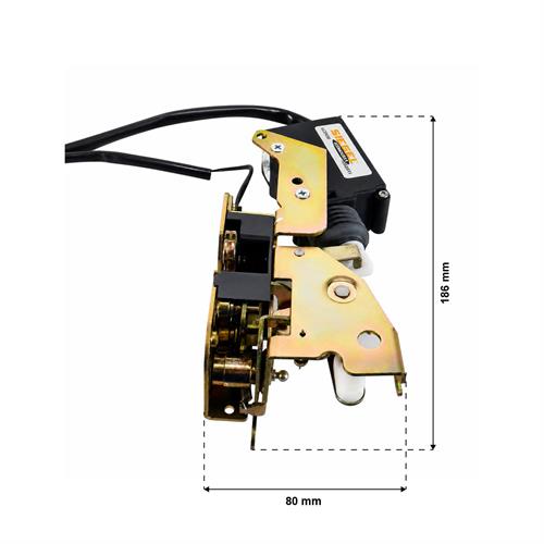 FECHADURA PORTA DIREITA ELETRICA C/2 CONECTORES 37004007 SA2F0039 
