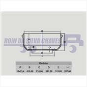 TAMBOR FREIO TRUCK/CARRETA 8" (REG) 18009033 06255