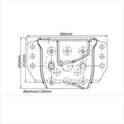 SUPORTE TRUCK TRASEIRO ESQUERDO 17417062 81200085R