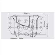 SUPORTE TRUCK TRASEIRO DIREITO 17417063 81200086R