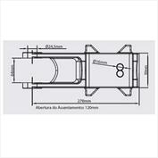 APOIO MOLA TRACAO/SUPORTE TENSOR 17412024 81000701